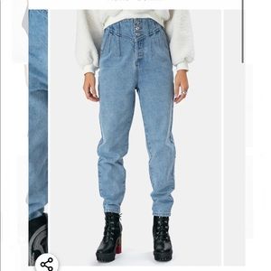 ADIKA Caiden Mom Jeans NWT High Waist Size M
